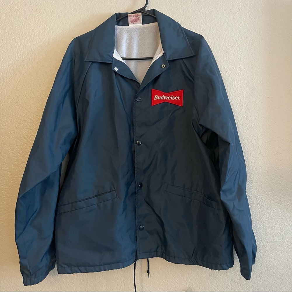 Vintage Budweiser 1997 Jacket men large 18th Annual Bluegrass Music Festival